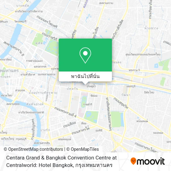 Centara Grand & Bangkok Convention Centre at Centralworld: Hotel Bangkok แผนที่