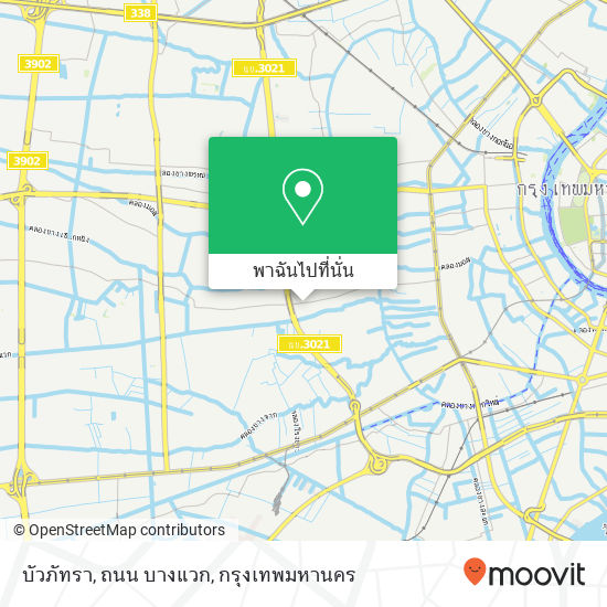 บัวภัทรา, ถนน บางแวก แผนที่