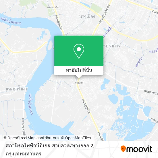 สถานีรถไฟฟ้าบีทีเอส-สายลวด / ทางออก 2 แผนที่