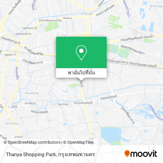 Thanya Shopping Park แผนที่