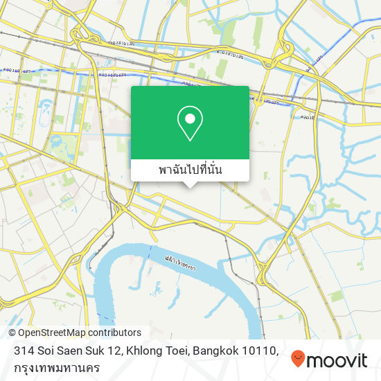 314 Soi Saen Suk 12, Khlong Toei, Bangkok 10110 แผนที่