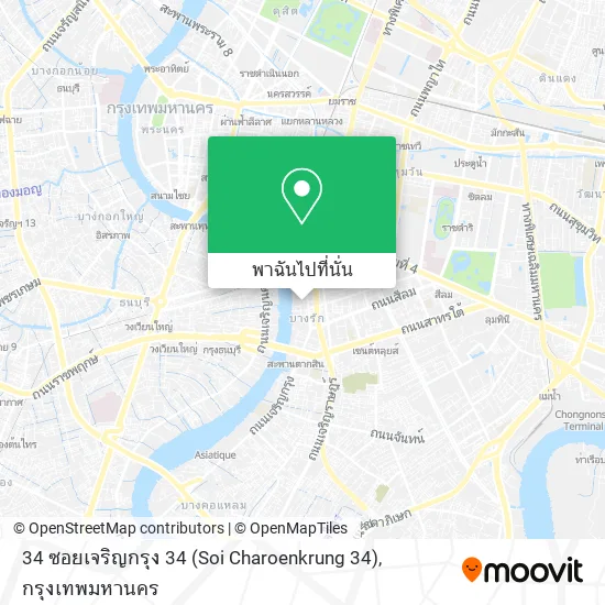 34 ซอยเจริญกรุง 34 (Soi Charoenkrung 34) แผนที่
