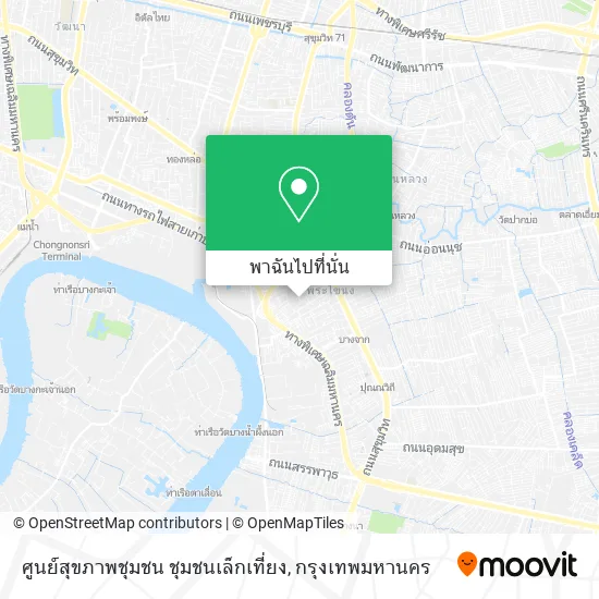 ศูนย์สุขภาพชุมชน ชุมชนเล็กเที่ยง แผนที่