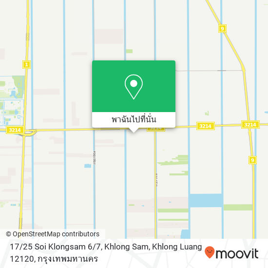 17 / 25 Soi Klongsam 6 / 7, Khlong Sam, Khlong Luang 12120 แผนที่