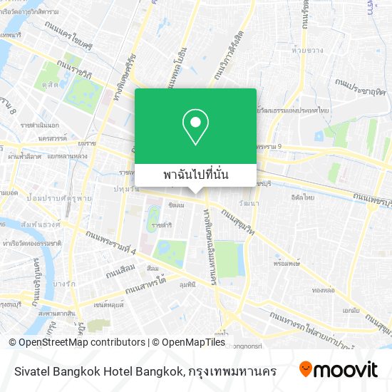Sivatel Bangkok Hotel Bangkok แผนที่