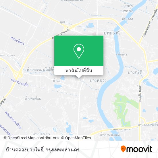 บ้านคลองบางโพธิ์ แผนที่