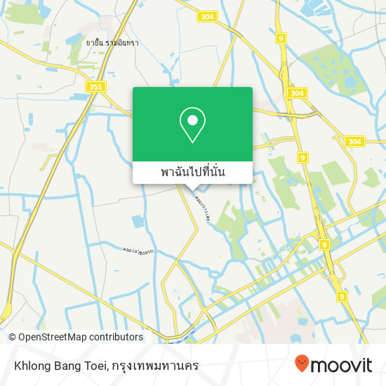 Khlong Bang Toei แผนที่