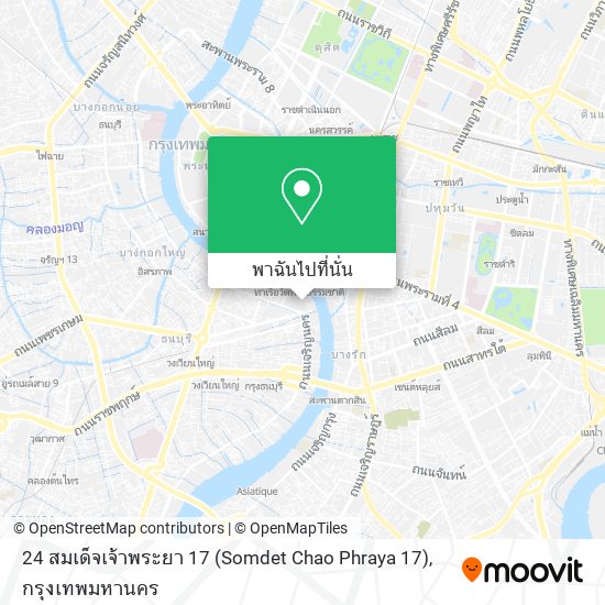 24 สมเด็จเจ้าพระยา 17 (Somdet Chao Phraya 17) แผนที่