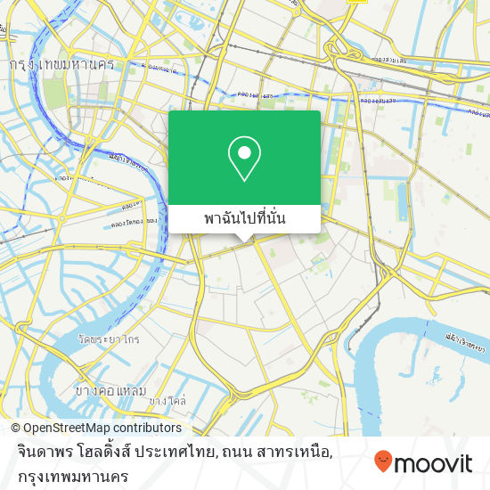 จินดาพร โฮลดิ้งส์ ประเทศไทย, ถนน สาทรเหนือ แผนที่