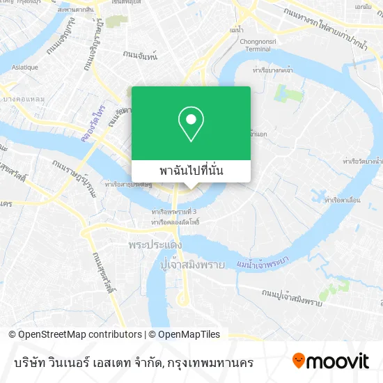บริษัท วินเนอร์ เอสเตท จำกัด แผนที่