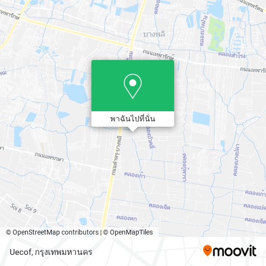 Uecof แผนที่