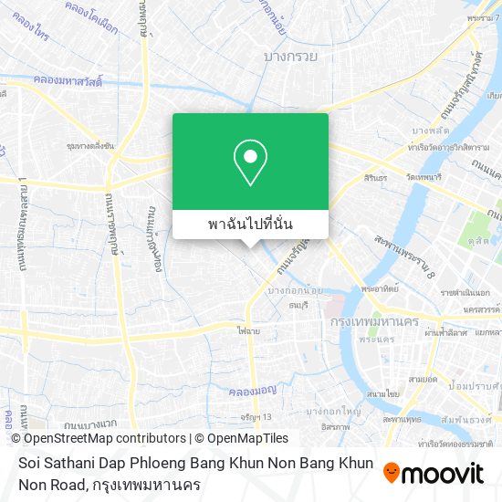 Soi Sathani Dap Phloeng Bang Khun Non Bang Khun Non Road แผนที่