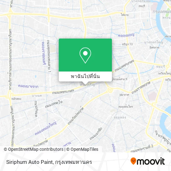 Siriphum Auto Paint แผนที่