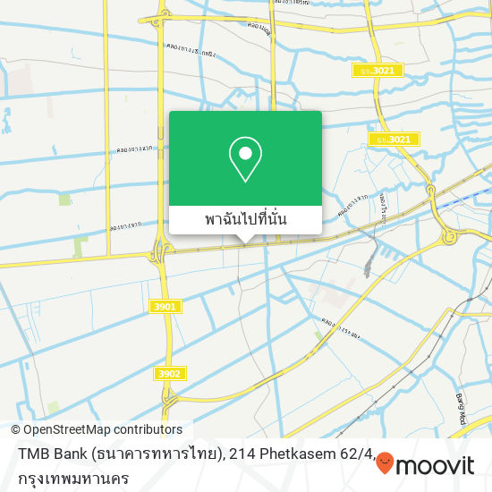 TMB Bank (ธนาคารทหารไทย), 214 Phetkasem 62 / 4 แผนที่