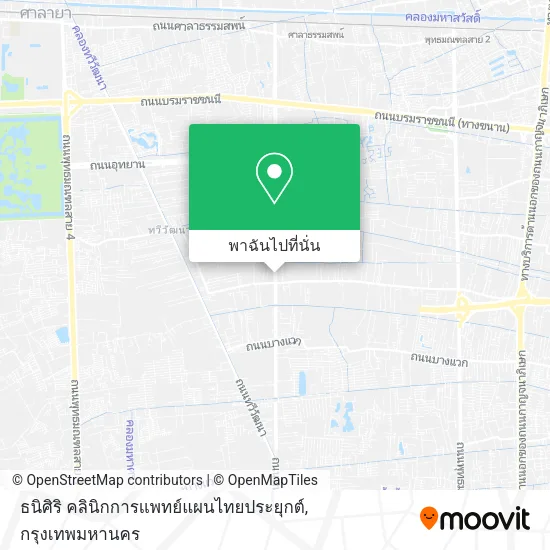 ธนิศิริ คลินิกการแพทย์แผนไทยประยุกต์ แผนที่