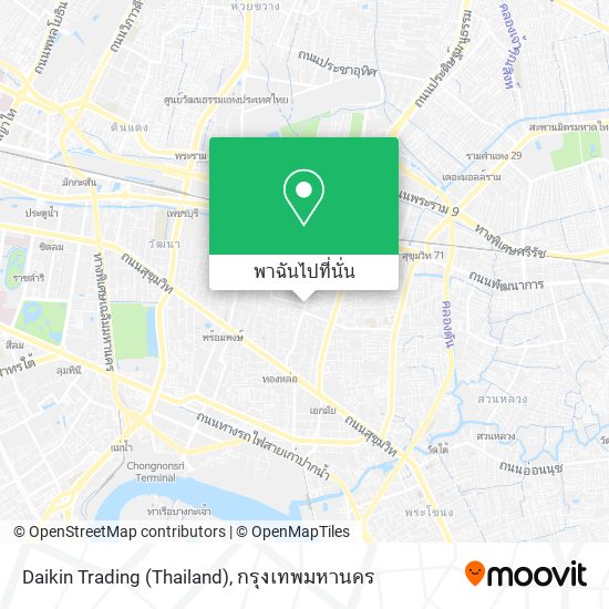 Daikin Trading (Thailand) แผนที่