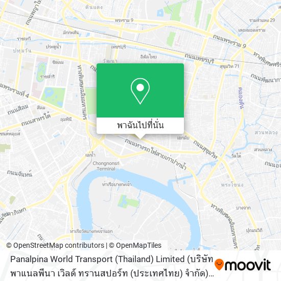 Panalpina World Transport (Thailand) Limited (บริษัท พาแนลพีนา เวิลด์ ทรานสปอร์ท (ประเทศไทย) จำกัด) แผนที่