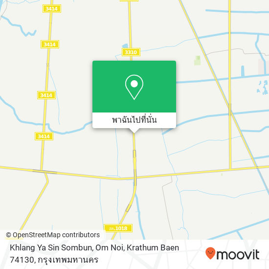 Khlang Ya Sin Sombun, Om Noi, Krathum Baen 74130 แผนที่