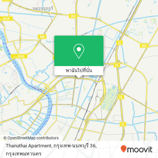 Thanuthai Apartment, กรุงเทพ-นนทบุรี 36 แผนที่