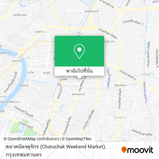 ตลาดนัดจตุจักร (Chatuchak Weekend Market) แผนที่