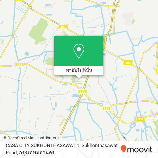 CASA CITY SUKHONTHASAWAT 1, Sukhonthasawat Road แผนที่