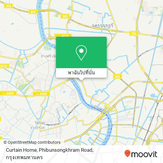 Curtain Home, Phibunsongkhram Road แผนที่