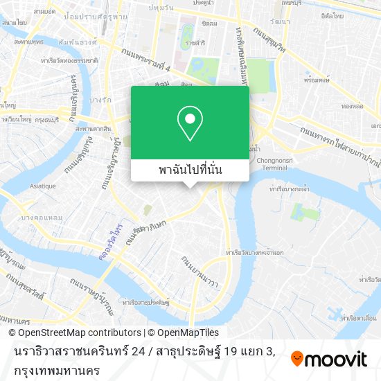 นราธิวาสราชนครินทร์ 24 / สาธุประดิษฐ์ 19 แยก 3 แผนที่