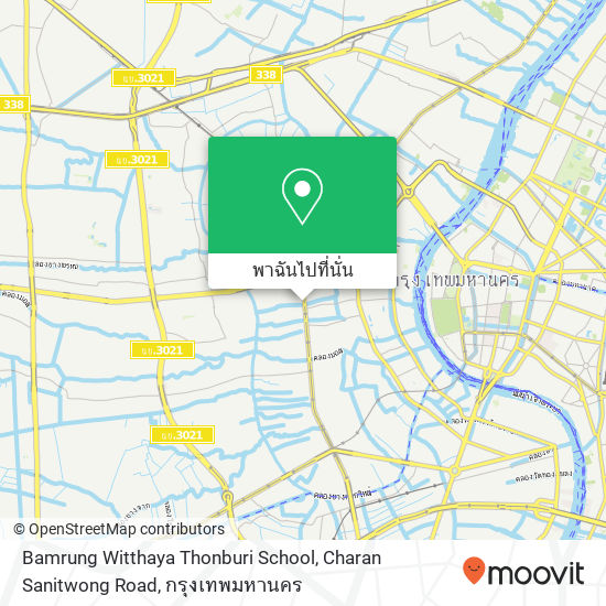 Bamrung Witthaya Thonburi School, Charan Sanitwong Road แผนที่