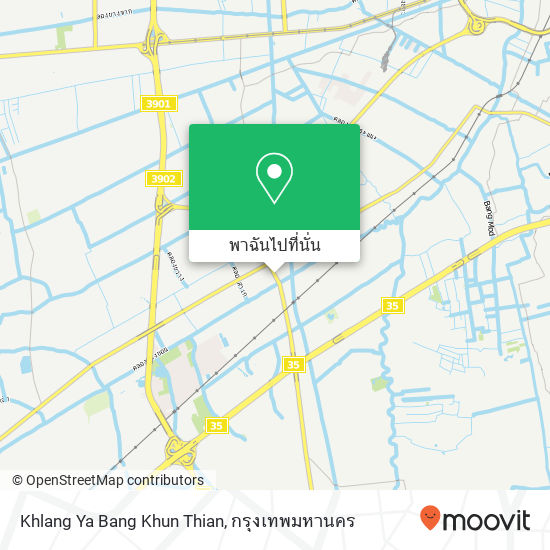 Khlang Ya Bang Khun Thian แผนที่