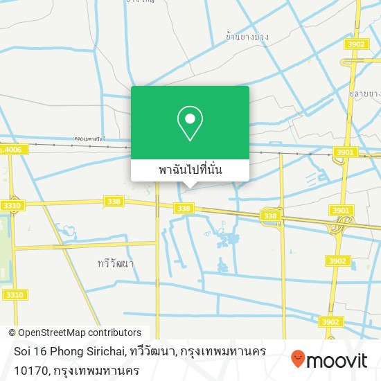 Soi 16 Phong Sirichai, ทวีวัฒนา, กรุงเทพมหานคร 10170 แผนที่