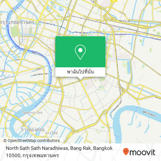 North Sath Sath Naradhiwas, Bang Rak, Bangkok 10500 แผนที่