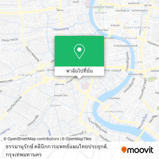 ธรรมานุรักษ์ คลินิกการแพทย์แผนไทยประยุกต์ แผนที่