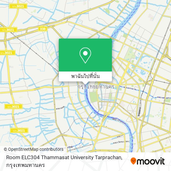 Room ELC304 Thammasat University Tarprachan แผนที่