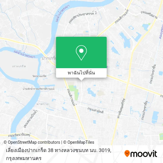 เลี่ยงเมืองปากเกร็ด 38 ทางหลวงชนบท นบ. 3019 แผนที่