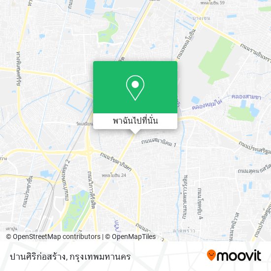 ปานศิริก่อสร้าง แผนที่