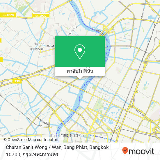 Charan Sanit Wong / Wan, Bang Phlat, Bangkok 10700 แผนที่