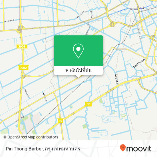 Pin Thong Barber แผนที่