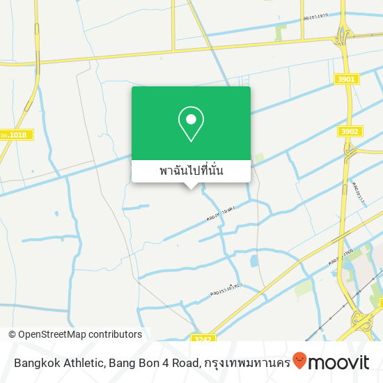 Bangkok Athletic, Bang Bon 4 Road แผนที่