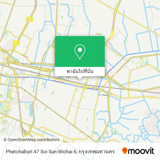 Phetchaburi 47 Soi Sun Wichai 6 แผนที่