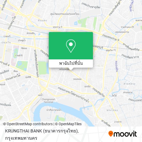 KRUNGTHAI BANK (ธนาคารกรุงไทย) แผนที่