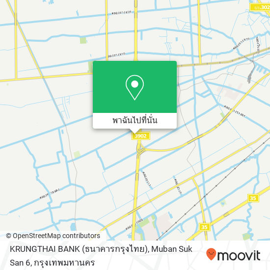 KRUNGTHAI BANK (ธนาคารกรุงไทย), Muban Suk San 6 แผนที่