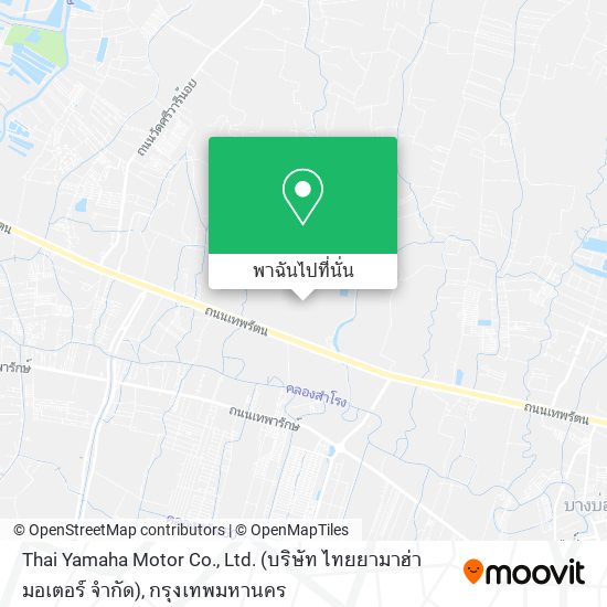 Thai Yamaha Motor Co., Ltd. (บริษัท ไทยยามาฮ่ามอเตอร์ จำกัด) แผนที่