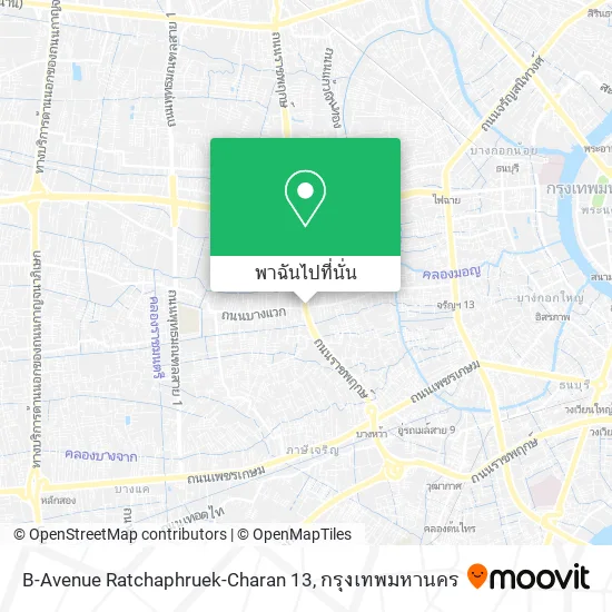 B-Avenue Ratchaphruek-Charan 13 แผนที่