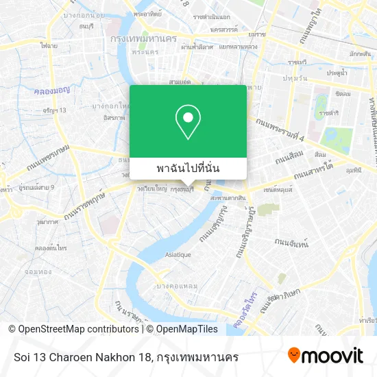 Soi 13 Charoen Nakhon 18 แผนที่