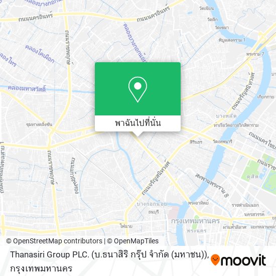 Thanasiri Group PLC. (บ.ธนาสิริ กรุ๊ป จำกัด (มหาชน)) แผนที่