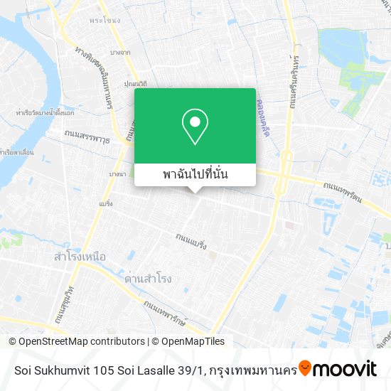 Soi Sukhumvit 105 Soi Lasalle 39 / 1 แผนที่