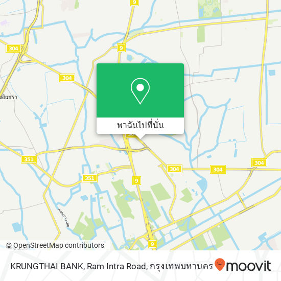 KRUNGTHAI BANK, Ram Intra Road แผนที่