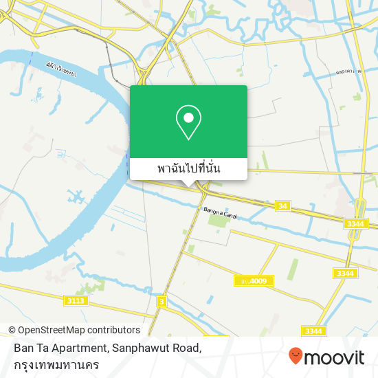 Ban Ta Apartment, Sanphawut Road แผนที่