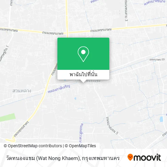 วัดหนองแขม (Wat Nong Khaem) แผนที่