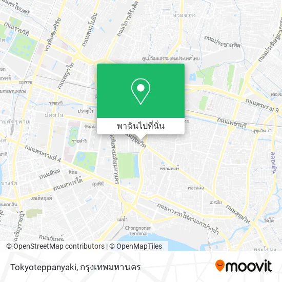 Tokyoteppanyaki แผนที่